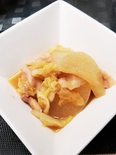 大根、白菜、豚肉のしょうが煮-レシピのメイン写真