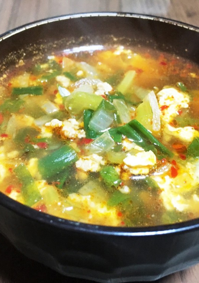 栄養満点 辛旨食べるスープ-レシピのメイン写真