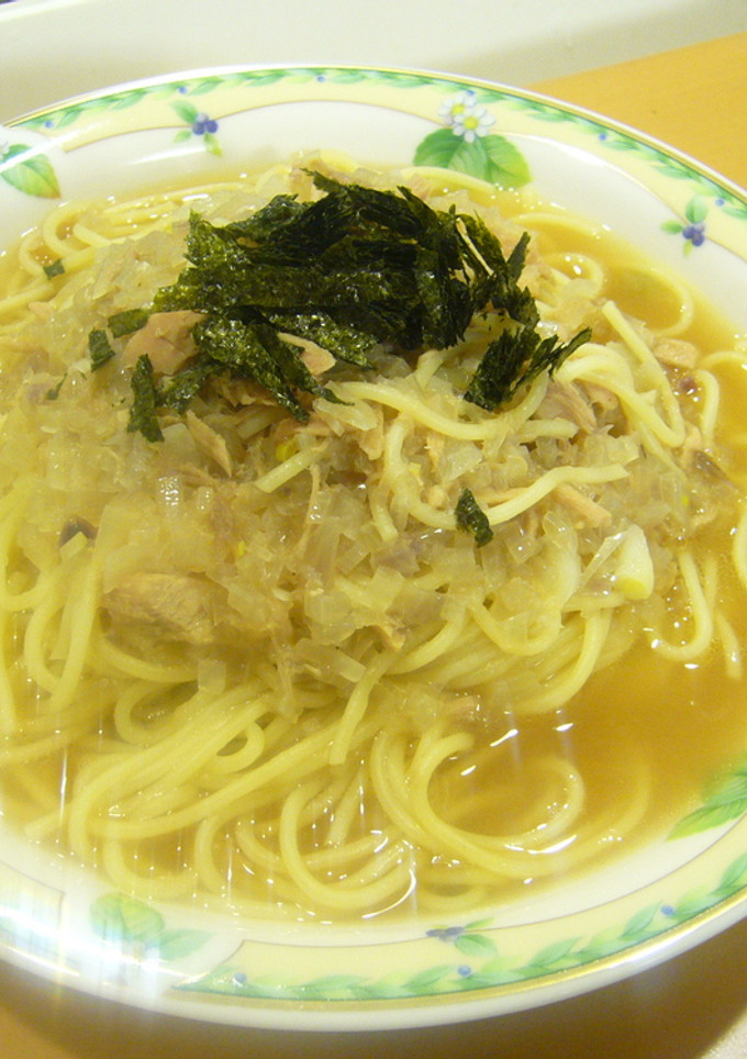☆簡単・短時間で完成の和風スープパスタ☆-レシピのメイン写真