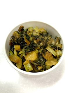 セロリの葉っぱのきんぴら 余り物消費-レシピのメイン写真