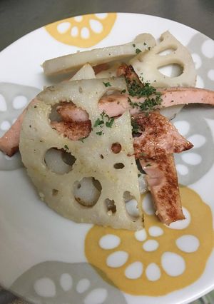蓮根チーズ炒め-レシピのメイン写真