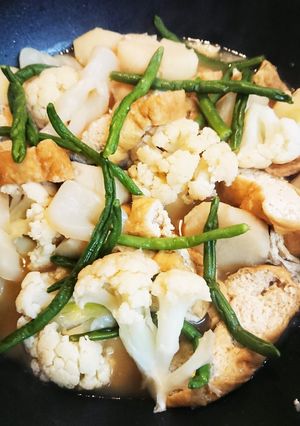 厚揚げと里芋のフライパン煮物-レシピのメイン写真