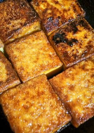 ずぼら弁当おかず　厚揚げのみりん醤油焼き-レシピのメイン写真