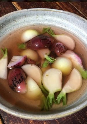 小かぶとハツカダイコンの煮浸し-レシピのメイン写真