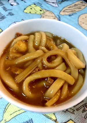 残ったカレーから、カレーうどん-レシピのメイン写真