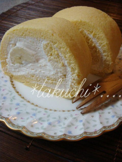 キャラメルロールケーキ-レシピのメイン写真