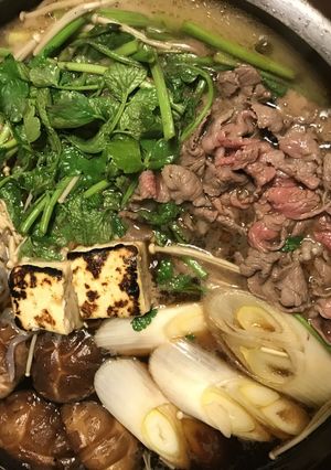せり入りすき焼き-レシピのメイン写真