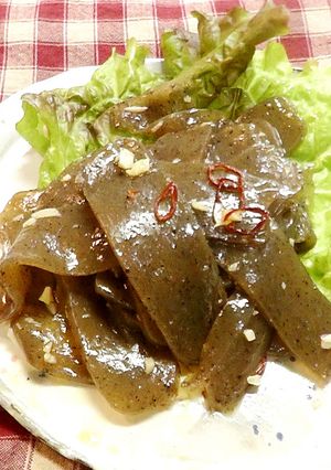 こんにゃくのペロンペロンっちいの♪-レシピのメイン写真