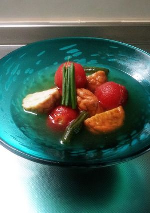 夏冬両方okすぐできるトマトのおでん♪♪-レシピのメイン写真