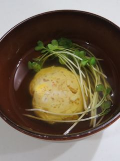 牡丹卵のお澄まし♠️-レシピのメイン写真