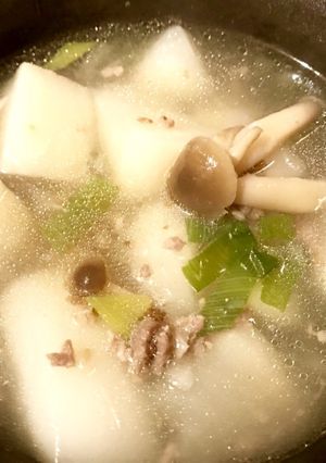 かぶとひき肉のスープ☆コク&トロふわっ-レシピのメイン写真