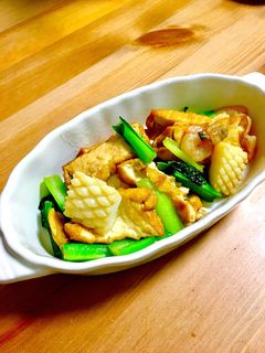 【めちゃ簡単】甘辛!シーフード青菜炒め-レシピのメイン写真