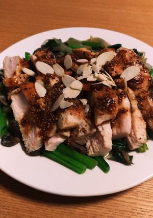 柔らか~鶏胸肉のグリル マスタードソース-レシピのメイン写真
