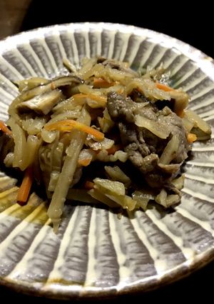 キクイモのきんぴら風-レシピのメイン写真