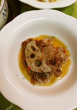 豚バラ蓮根ポン酢-レシピのメイン写真