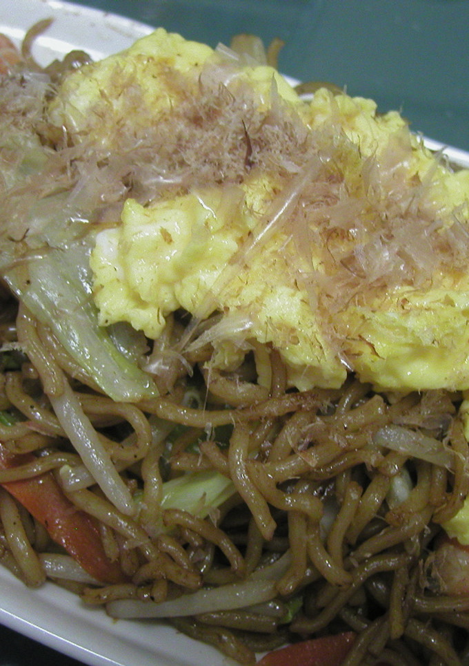 焼きそばをちょっとグレードアップ♪-レシピのメイン写真