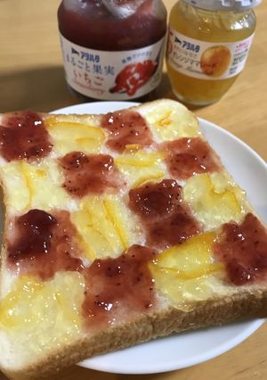 ブロックチェックのパン-レシピのメイン写真