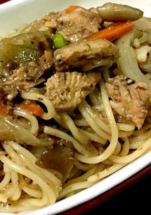 イワシ缶使用 簡単和風スパゲティ-レシピのメイン写真