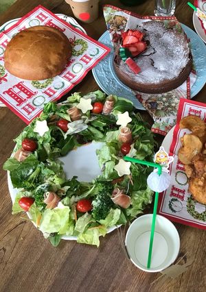 リースサラダ-レシピのメイン写真