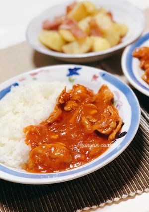 ルーなし簡単ハヤシライス-レシピのメイン写真