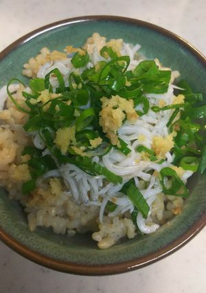 玄米ご飯でしらす丼-レシピのメイン写真