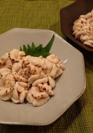 タラの白子の炙り刺し-レシピのメイン写真