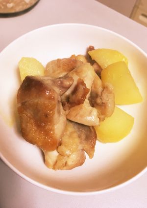 にんにくが食欲そそる！鶏肉とじゃが芋炒め-レシピのメイン写真