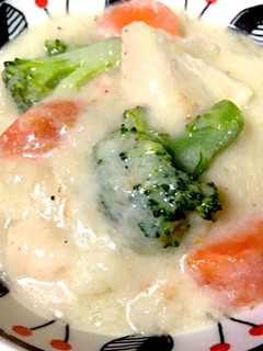 カブ入り 簡単 チキン豆乳シチュー-レシピのメイン写真