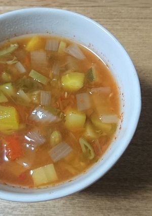 低脂質！和風ミネストローネ-レシピのメイン写真