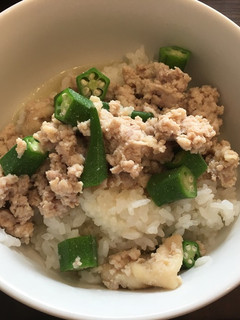 オクラと鶏肉のトロトロどんぶり-レシピのメイン写真