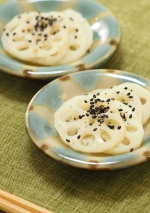 シークヮーサーで作る酢れんこん-レシピのメイン写真