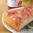 イチゴジャムと酒粕のトースト