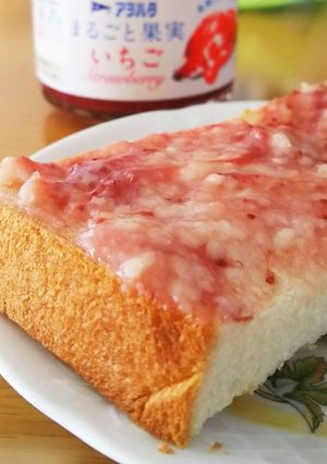 イチゴジャムと酒粕のトースト-レシピのメイン写真
