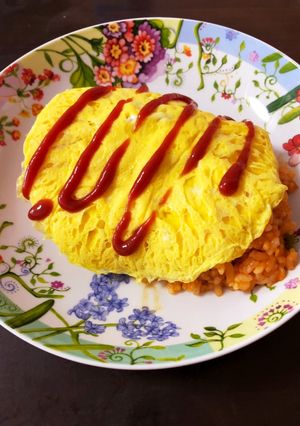 簡単！レンチンで出来るオムライス-レシピのメイン写真