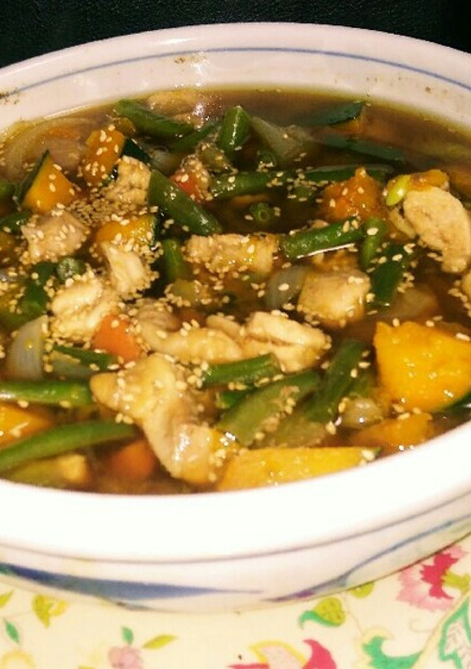 レンジで簡単(^q^)鶏肉と南瓜の煮物✨-レシピのメイン写真