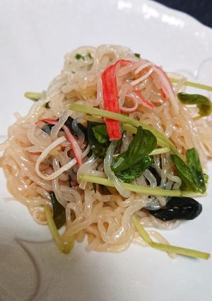 香味ペーストで白滝サラダ-レシピのメイン写真