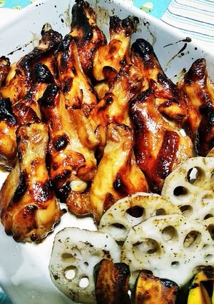 手羽元のオーブン焼き(ローストチキン)-レシピのメイン写真