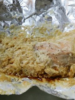 秋鮭の味噌マヨネーズ焼き。-レシピのメイン写真