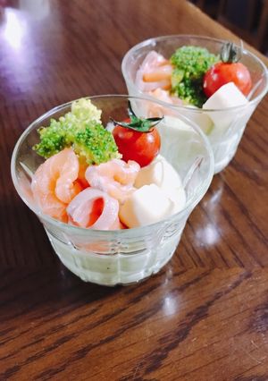 ちょっとおめかし♡アボカドディップサラダ-レシピのメイン写真