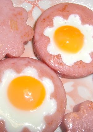お花の目玉焼き✿-レシピのメイン写真