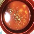 トマトジュースで大根人参のミネストローネ