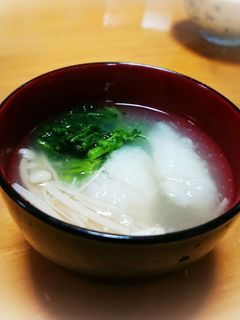 長芋とろろだんごのお吸い物-レシピのメイン写真