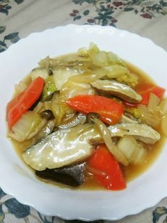 野菜たっぷり☆鱈と白菜のとろとろあんかけ-レシピのメイン写真