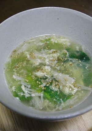 レタスと卵の中華スープ-レシピのメイン写真