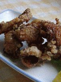 鶏皮のパリパリ揚げ-レシピのメイン写真