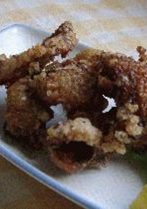 鶏皮のパリパリ揚げ-レシピのメイン写真