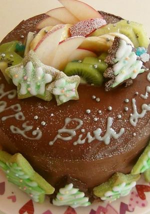 ★フルーツチョコガナッシュケーキ★神天-レシピのメイン写真