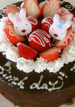 ★苺のチョコガナッシュケーキ☆神天-レシピのメイン写真
