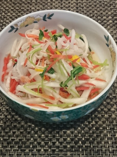 柚子香る♪三つ葉とかぶの酢の物-レシピのメイン写真