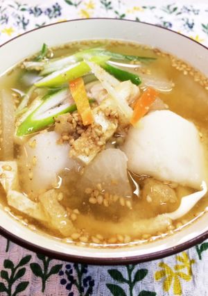 給食のレシピ 根菜のごま汁-レシピのメイン写真